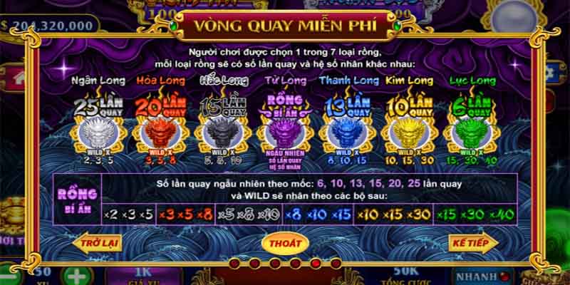 Hướng dẫn tham gia Kho tàng Ngũ Long